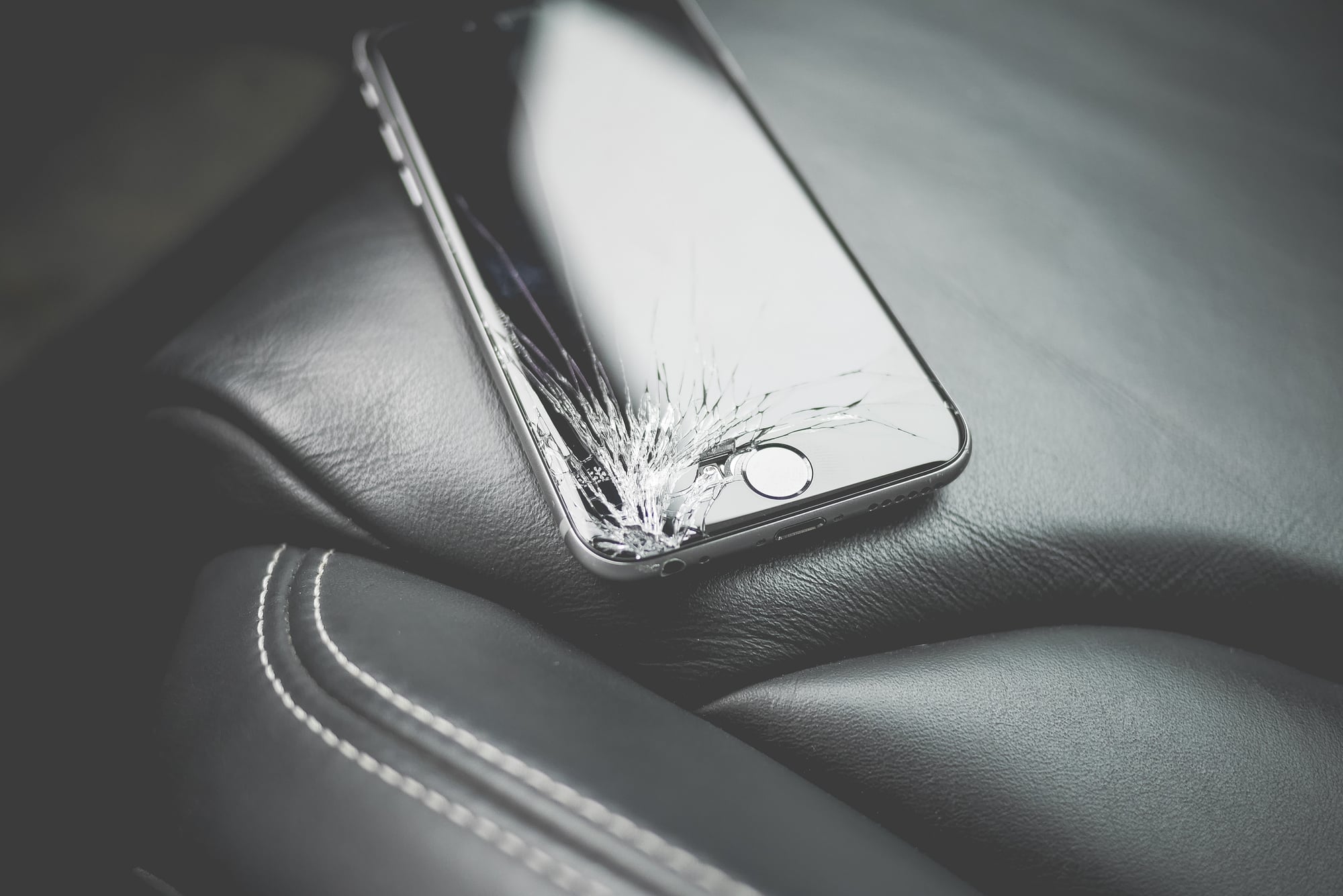 Iphone with Broken Screen